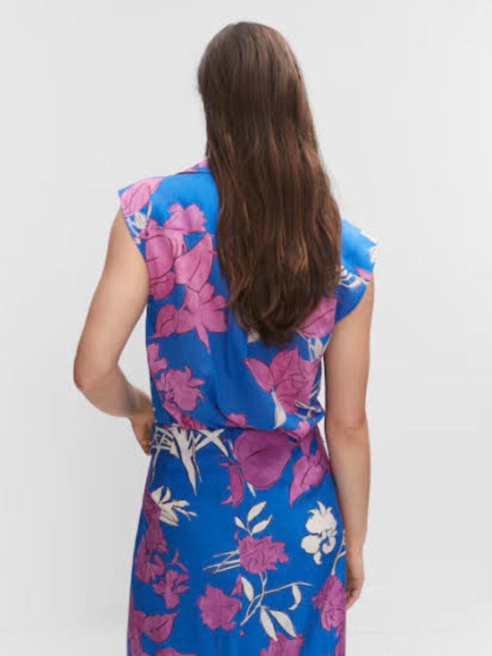Mango SLEEVELESS PRINTED SHIRT - Picture 3 of 6